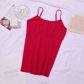  Comfortable Ultra Stretch Women Seamless Ladies Sports Plain Camisole Tank Top Athletic Tank Women Camisole