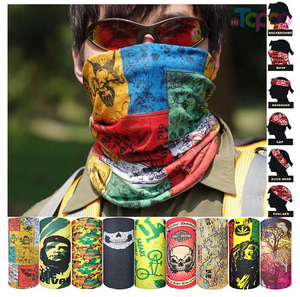 Motorcycle Elastic Breathable Summer Tubular Polyester Magic Scarf Bandana for Unisex 