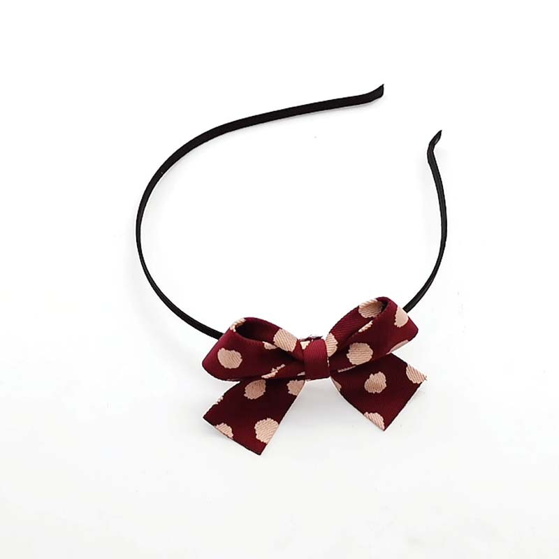 Floral bow headband