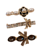 Vintage Crystal Duck Bill Clip