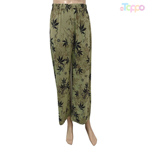 Women's Summer Floral Print Pajama Pants Comfortable Loose-Fit Lounge Bottoms
