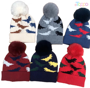 Acrylic Jacquarded knitted hats