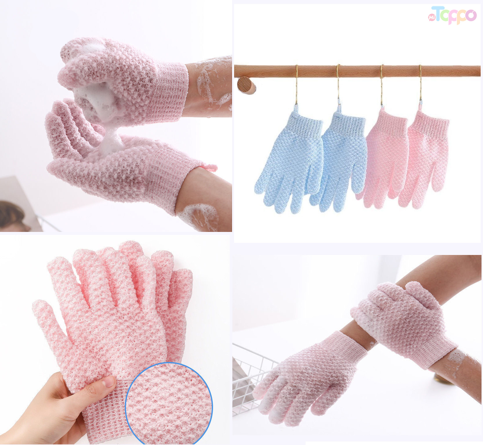 Polyester Fiber Purl Jacquard Gloves