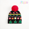 Christmas Jacquard Hats Knit Beanie Christmas Santa Winter Cuff Hat 