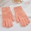  Autumn/winter Warm Knit Touch Screen Gloves 2 Touch Tips Texting Gloves Curly Plush Gloves