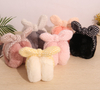 Knitted thick hair ball earmuffs