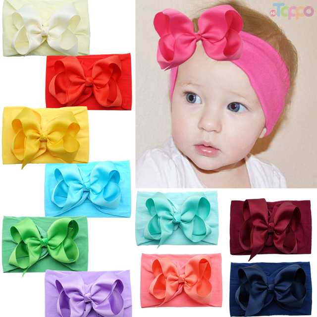 Nylon Headband Baby Headband Donut Nylon Hair Band Turban Head Wrap Baby Headband