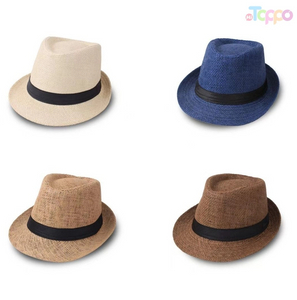 Straw Ribbon Fisherman Hat