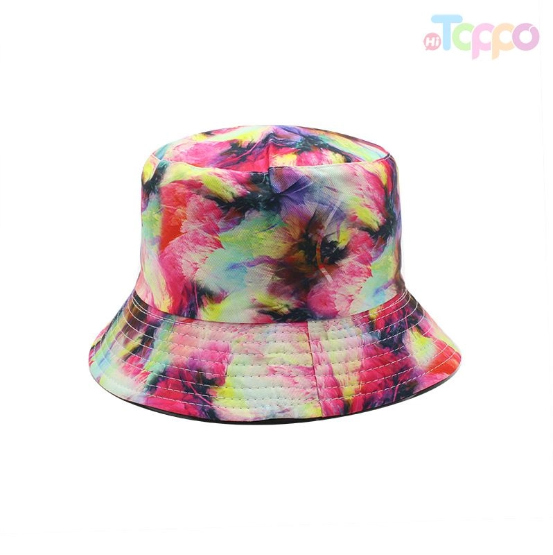 Polyester Tie Dyeing Fisherman Hat