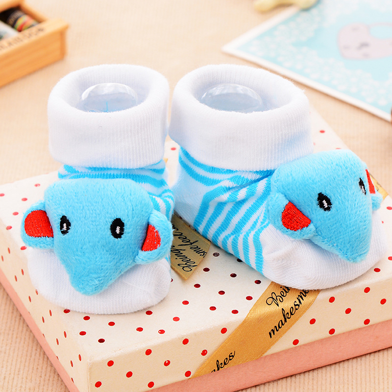 Cartoon baby socks, non-slip baby socks