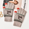 Jacquard touch-screen gloves