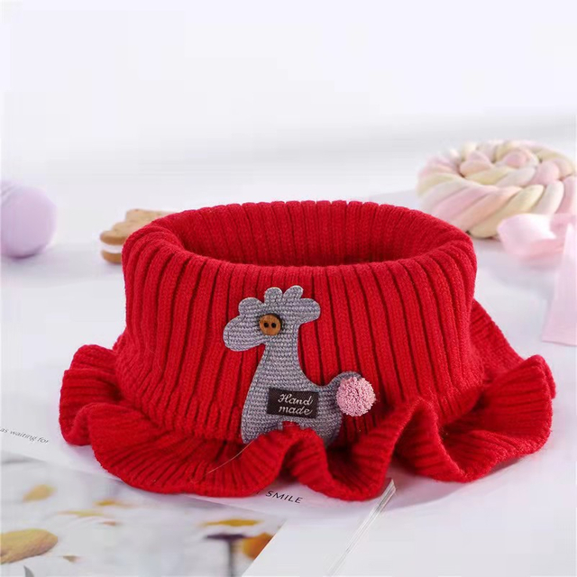 Children’s scarf cartoon knit scarf