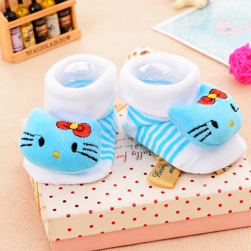 Cartoon baby socks, non-slip baby socks