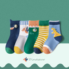 Dinosaur cartoon socks