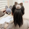 Fabric and Fake Fur Headbands For Women-Set Hair