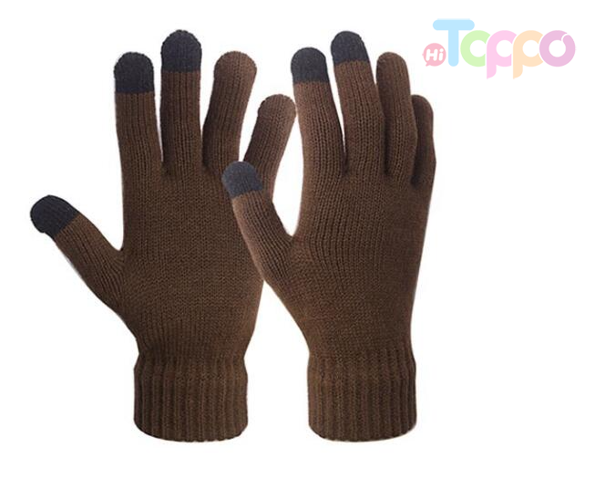 Acrylic 7 Gage Touch Panel Solid Gloves