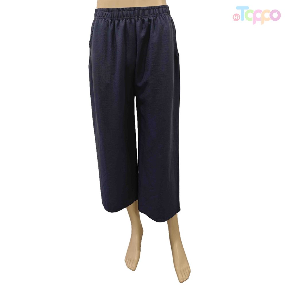 Women's Solid Color Casual Long Straight Wide Leg Pants for Daily Wear