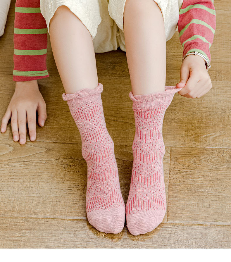 Girls'cotton socks