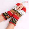 Christmas Tree gloves thickened wool bare finger knitted gloves