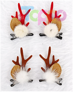 Iron / Plastic plus fabric Christmas headdress