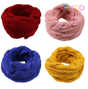 Autumn/winter Scarf Knit Jacquard Neck Warmer Neckerchief