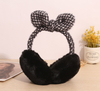 Knitted thick hair ball earmuffs