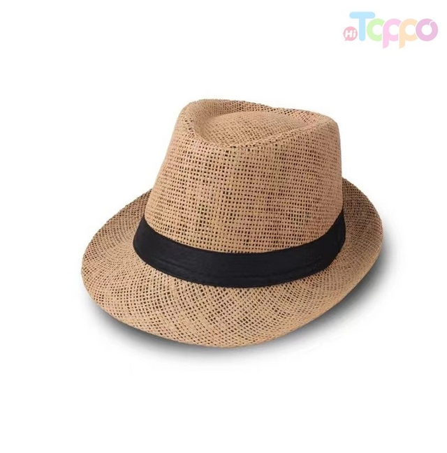 Straw Ribbon Fisherman Hat