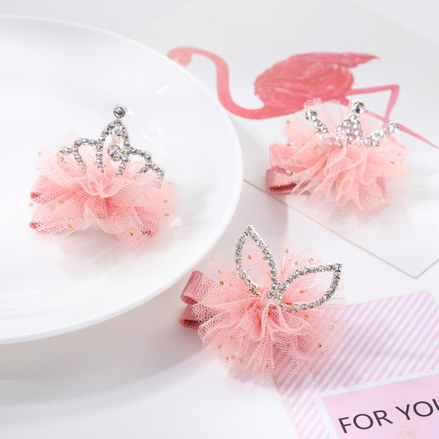 Mesh bow hair accessories