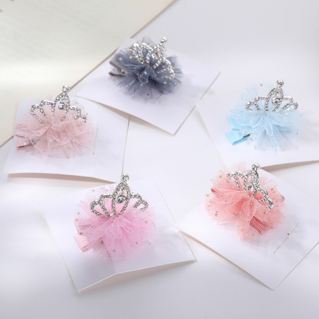 Children’s net and diamond hair accessories