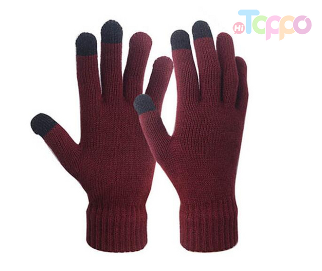 Acrylic 7 Gage Touch Panel Solid Gloves