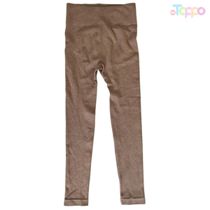 Women's Skin-Tone High-Waist Tummy Control Shaping Stretchy Slim-Fit Leggings