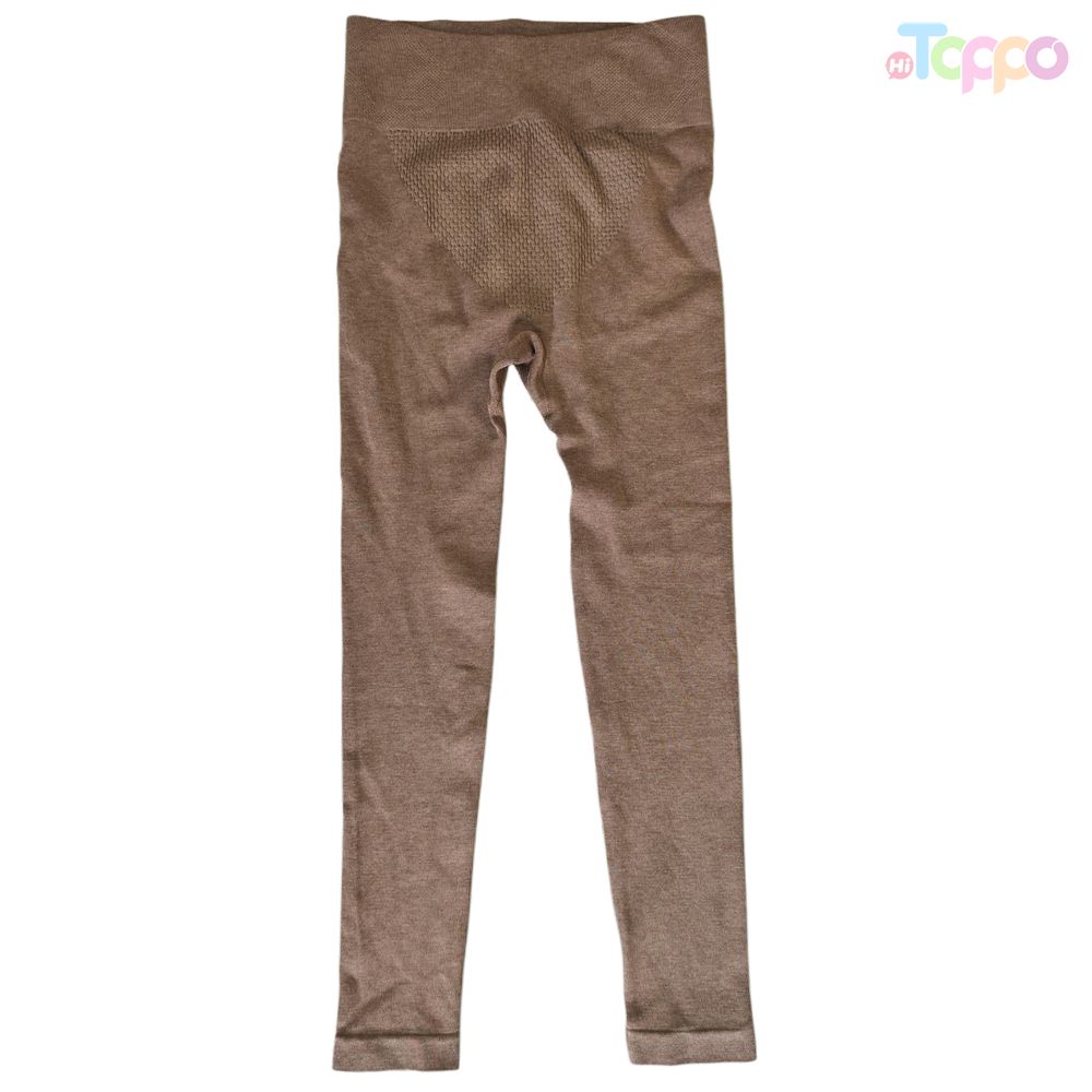 Women's Skin-Tone High-Waist Tummy Control Shaping Stretchy Slim-Fit Leggings