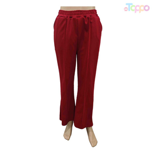 Women's High Quality Elastic Waist Slim Straight Outdoor Pants with Pocket