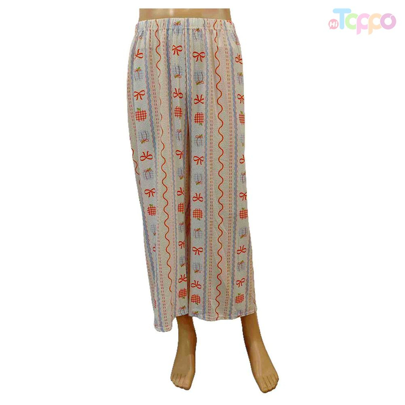 Women Comfortable Stretchy Home Pants Lovely Printed Lounge Pajama Pants