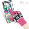 Acrylic Jacquard Gloves 3 Touch Tips Texting Gloves Touch Screen Gloves