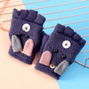 Children's knitted gloves