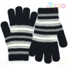 Acrylic Striped Gloves Outdoor Knit Gloves Men's And Women's Magic Gloves