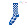 Unisex Cotton Jacquard Socks Fashion Grid Socks