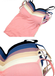 Seamless Bra Sleeveless Vest Tank Top Camisole For Womens for Ladies for Female