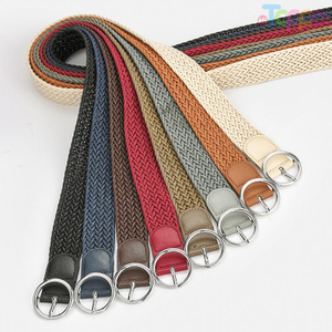 Braided Belt for Women Casual Bohemian Style Women Woven Belt Rope Wax Flax Linen Belt
