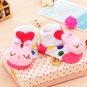 Cartoon baby socks, non-slip baby socks