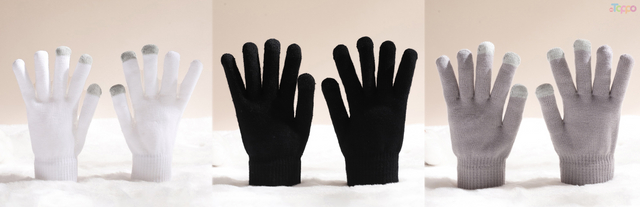 Acrylic 7 Gage Solid Touch Panel Gloves