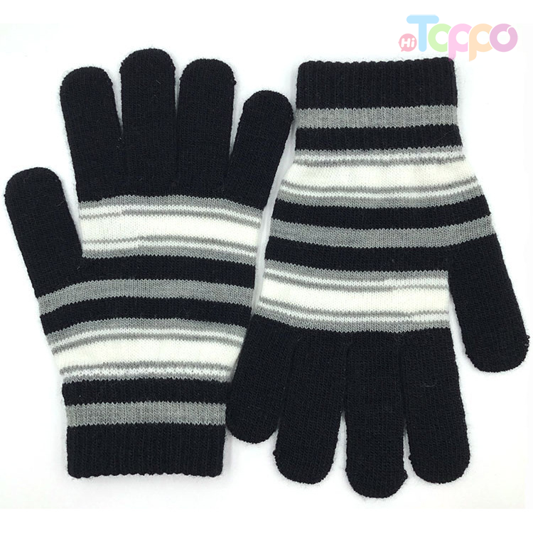 Acrylic 10 Gage Stripe Magic Gloves