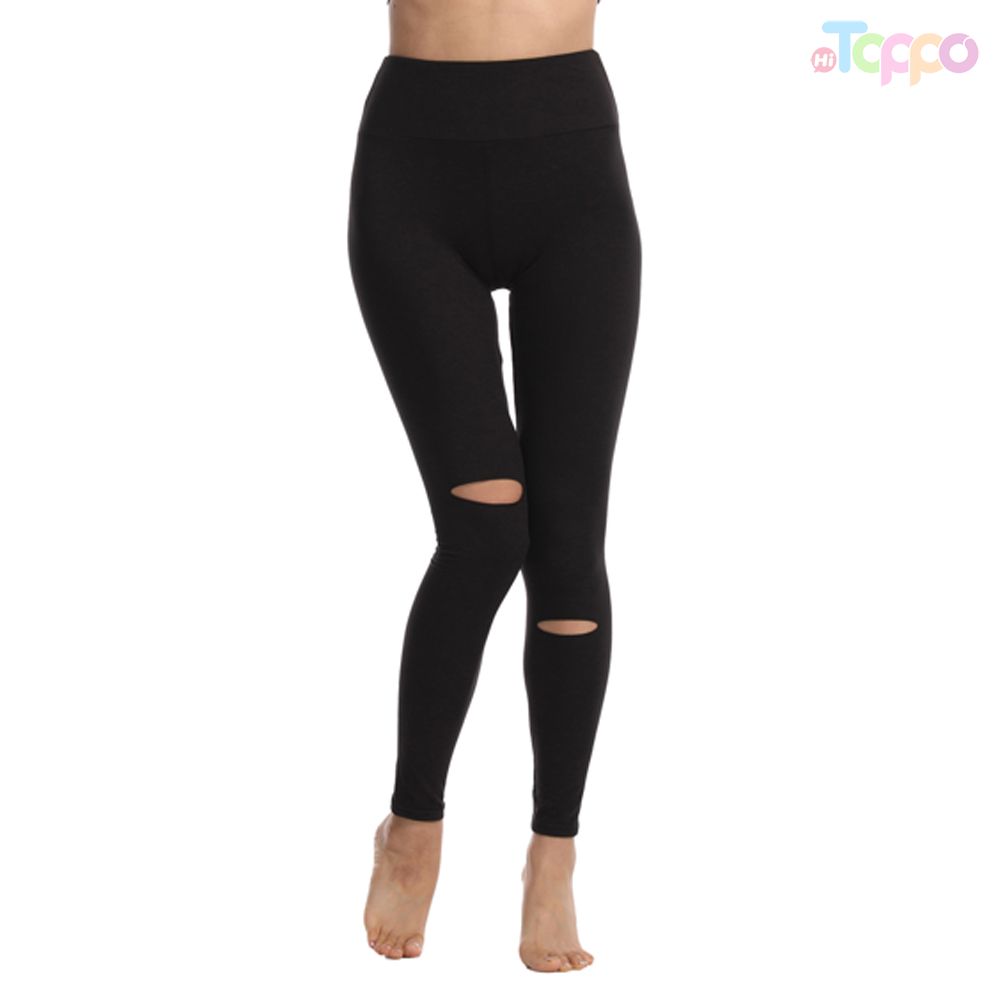 Hollow Out Design Stretch Yoga Pants High Waist Butt-Lifting Fitness Leggings Pour Femmes