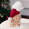 Christmas Gingerbread Pet Hooded Jumpsuit
