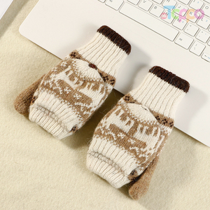 Warm gloves Cold and windproof gloves for leaking fingers