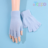 Adult Winter Gloves Warm Acrylic Knit Fingerless Solid Gloves