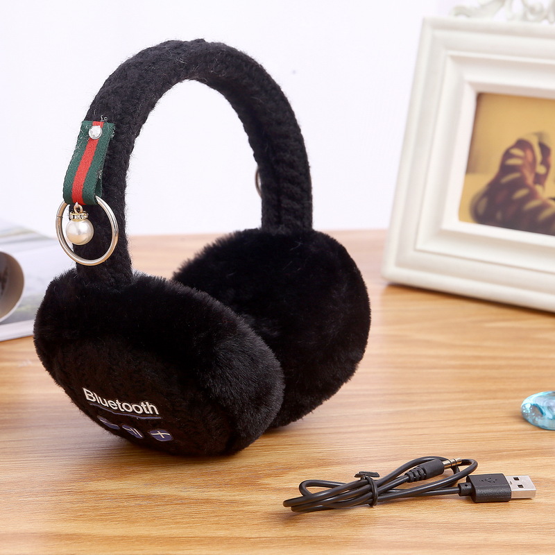 Knitted Wool Bluetooth Music earmuffs