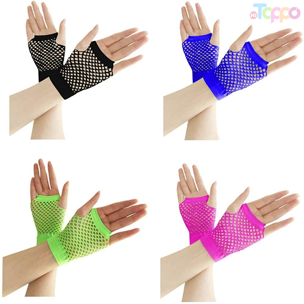 Fishnet Gloves for Women And Girls in Theme Party Costume Accessories
