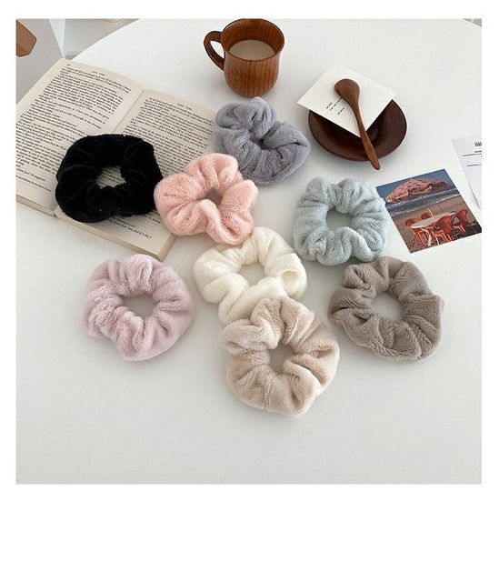 Autumn and winter new plush imitation rabbit hair rope